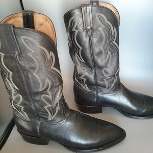 Nocona black western boots, size 11D
